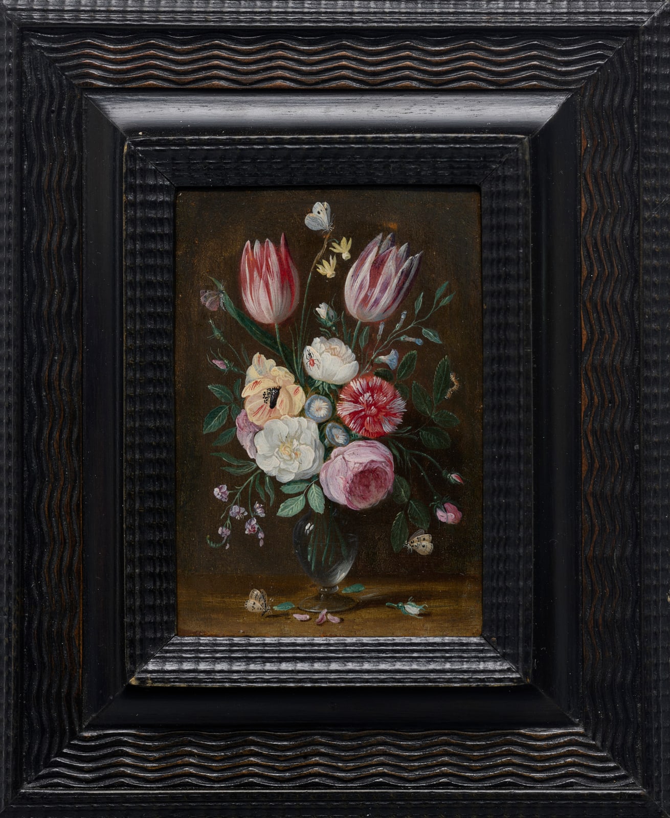 Jan van Kessel, Flower Still life, a pair