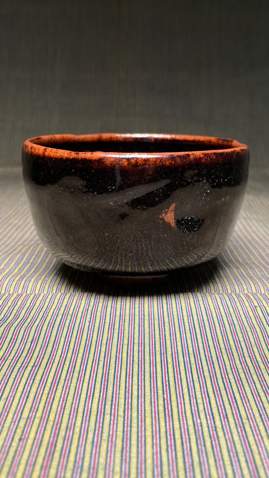 Kuro Raku Chawan, early 1900s