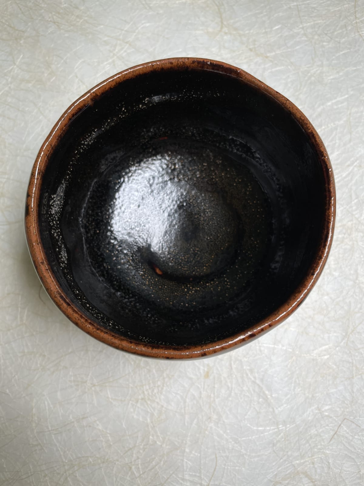 Kuro Raku Chawan, early 1900s