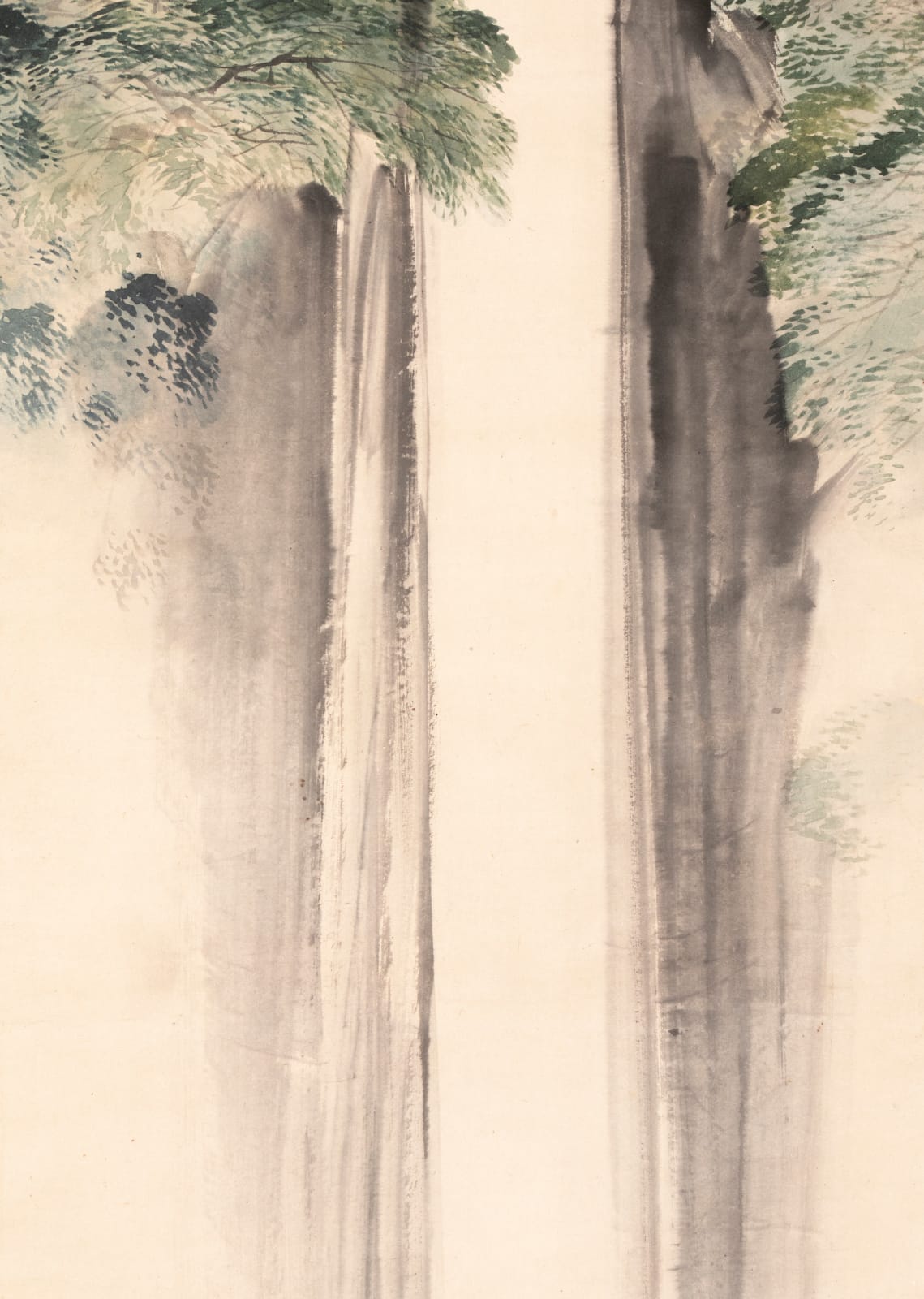 Bunrin Shiokawa, Waterfall, ca. 1850