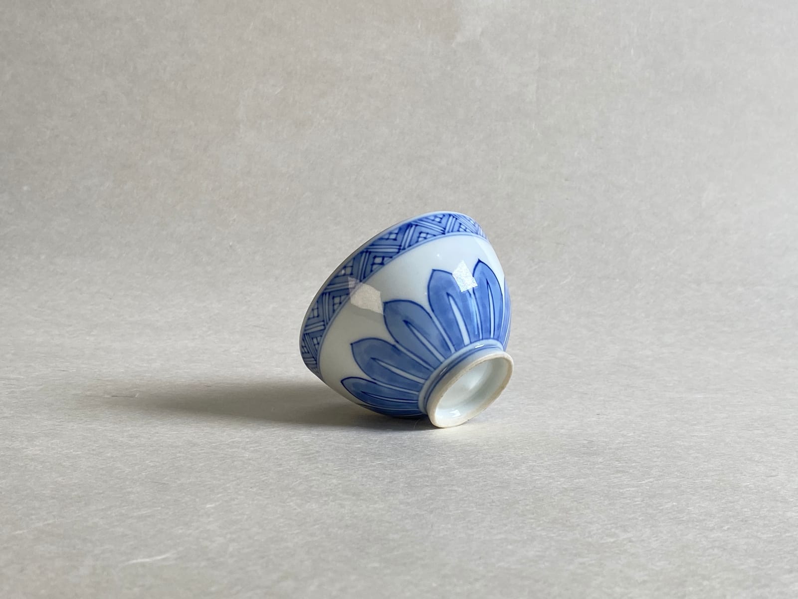 artisan's name unknown, Sometsuke tea cups (Set of 10), late 1800's - early 1900's