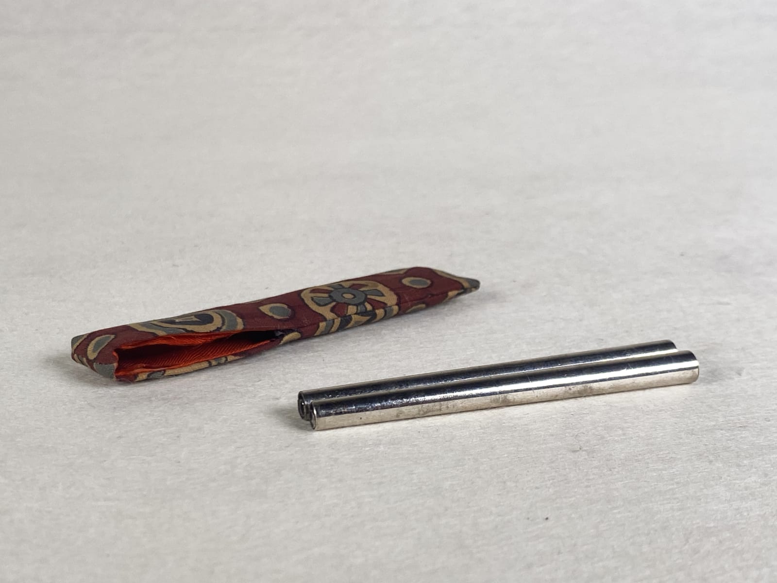 artisan's name unknown, Red Chopstick Case , Taisho Era (1912-1926)
