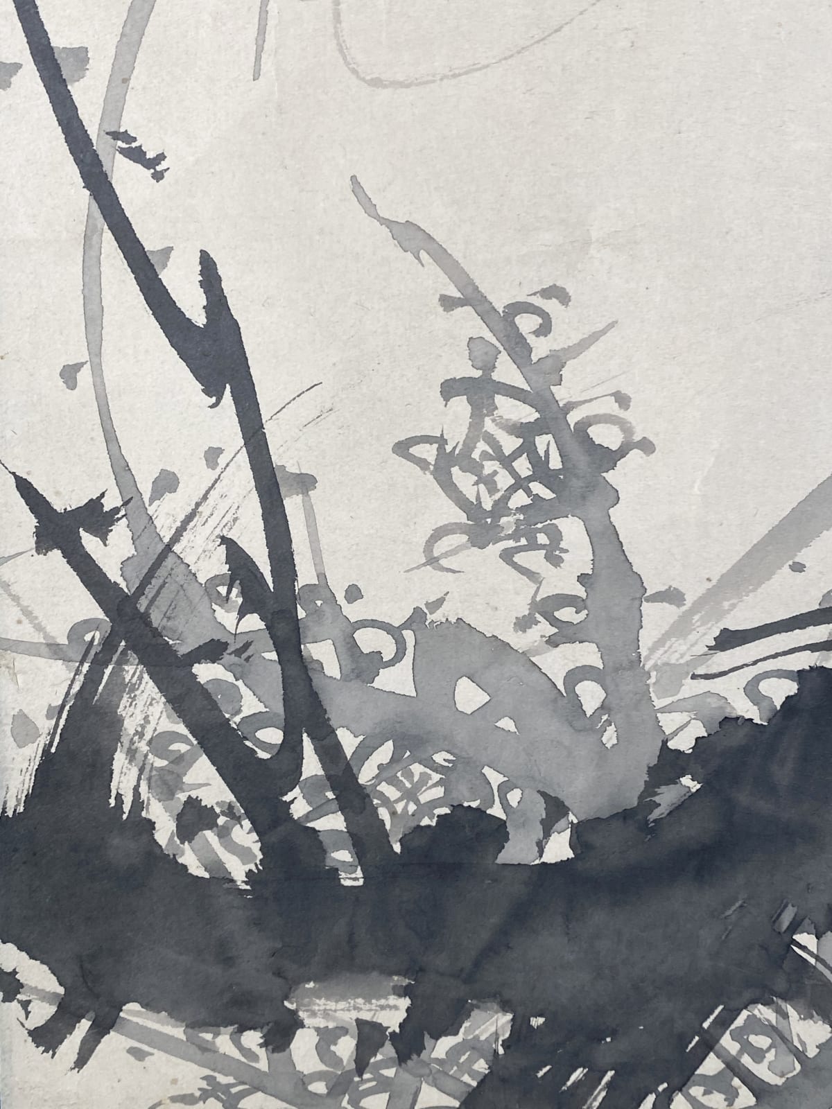 (Monk) Toryu Kokai, Black plum, 17th century.