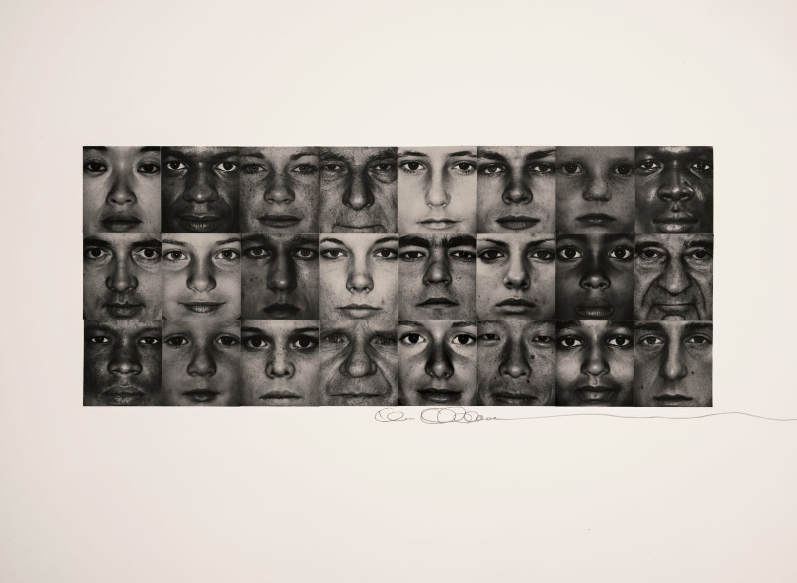 Ken Ohara, ONE ( collage of 24), 1970