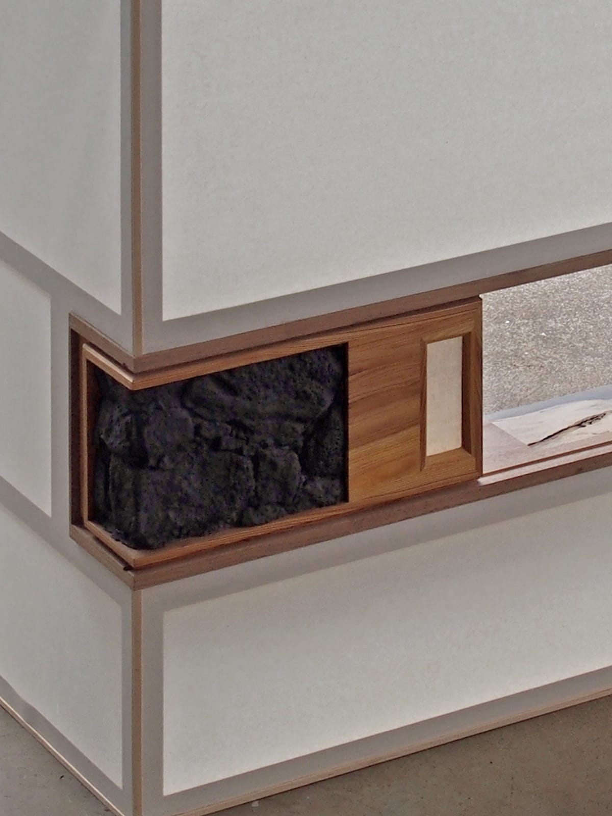 Jonathan Yukio Clark, Untitled (excerpt of a rock wall), 2018