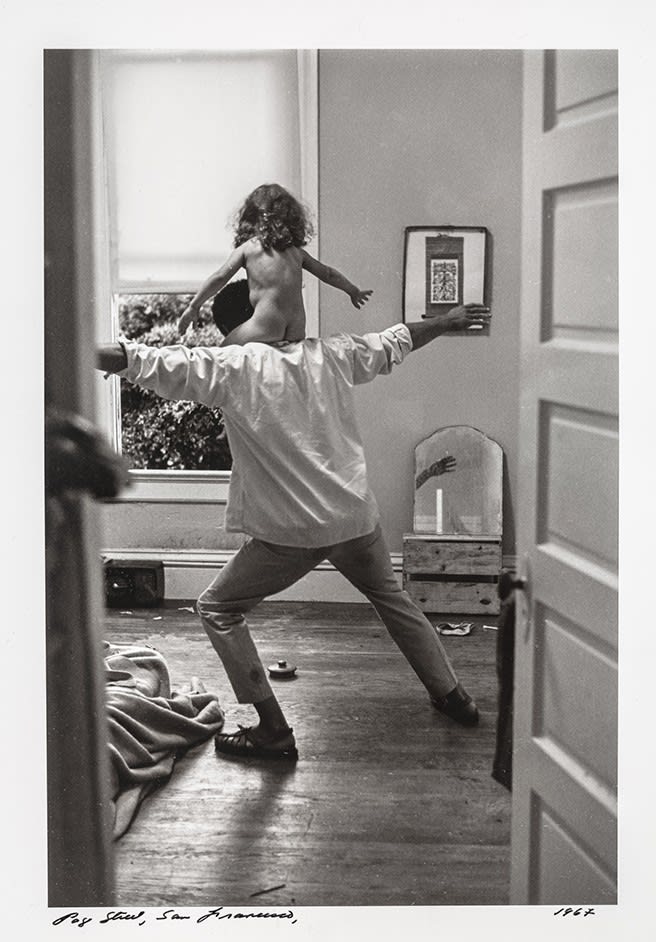 Melissa Shook, Page Street, San Francisco, 1967 (Krissy on her father's shoulder), 1967