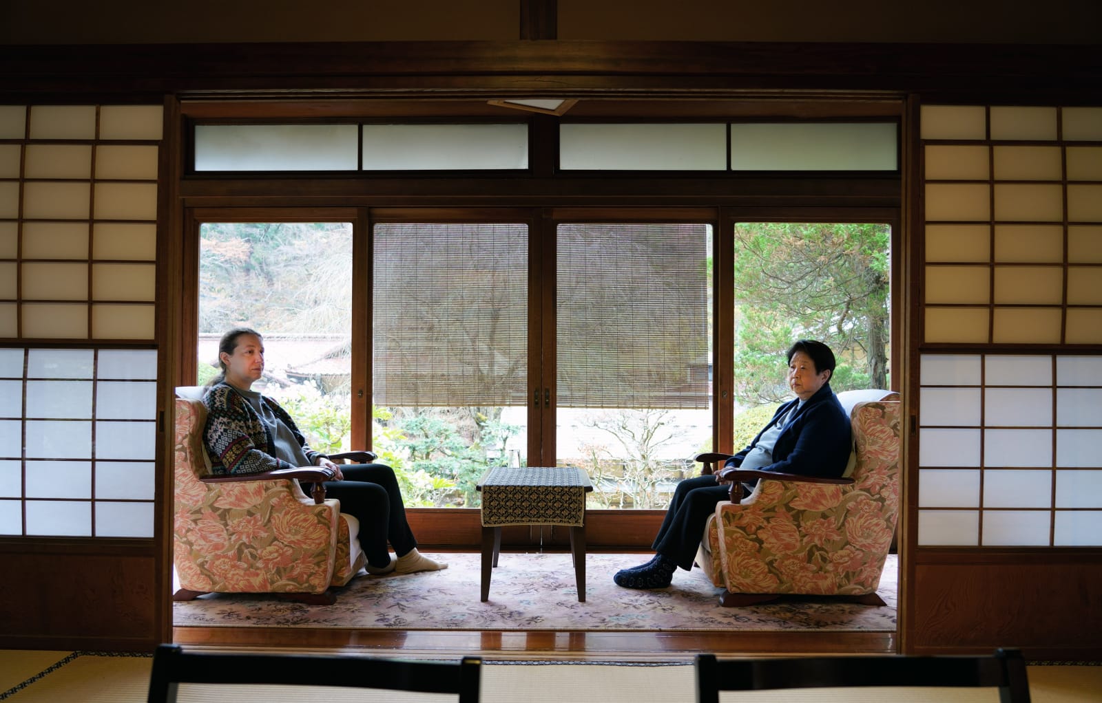 Takahiro Kaneyama, Miyako And Rebecca in a Ryokan Hotel room in Fukushima 2 , 2020