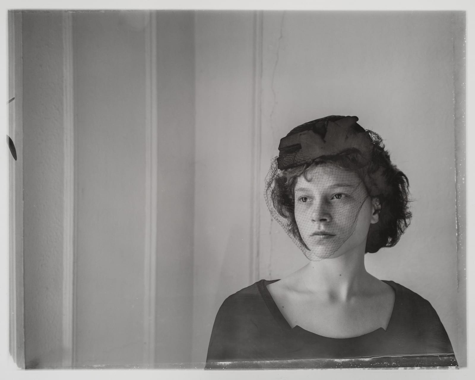 Melissa Shook, Untitled (Krissy with Veiled Hat), 1983