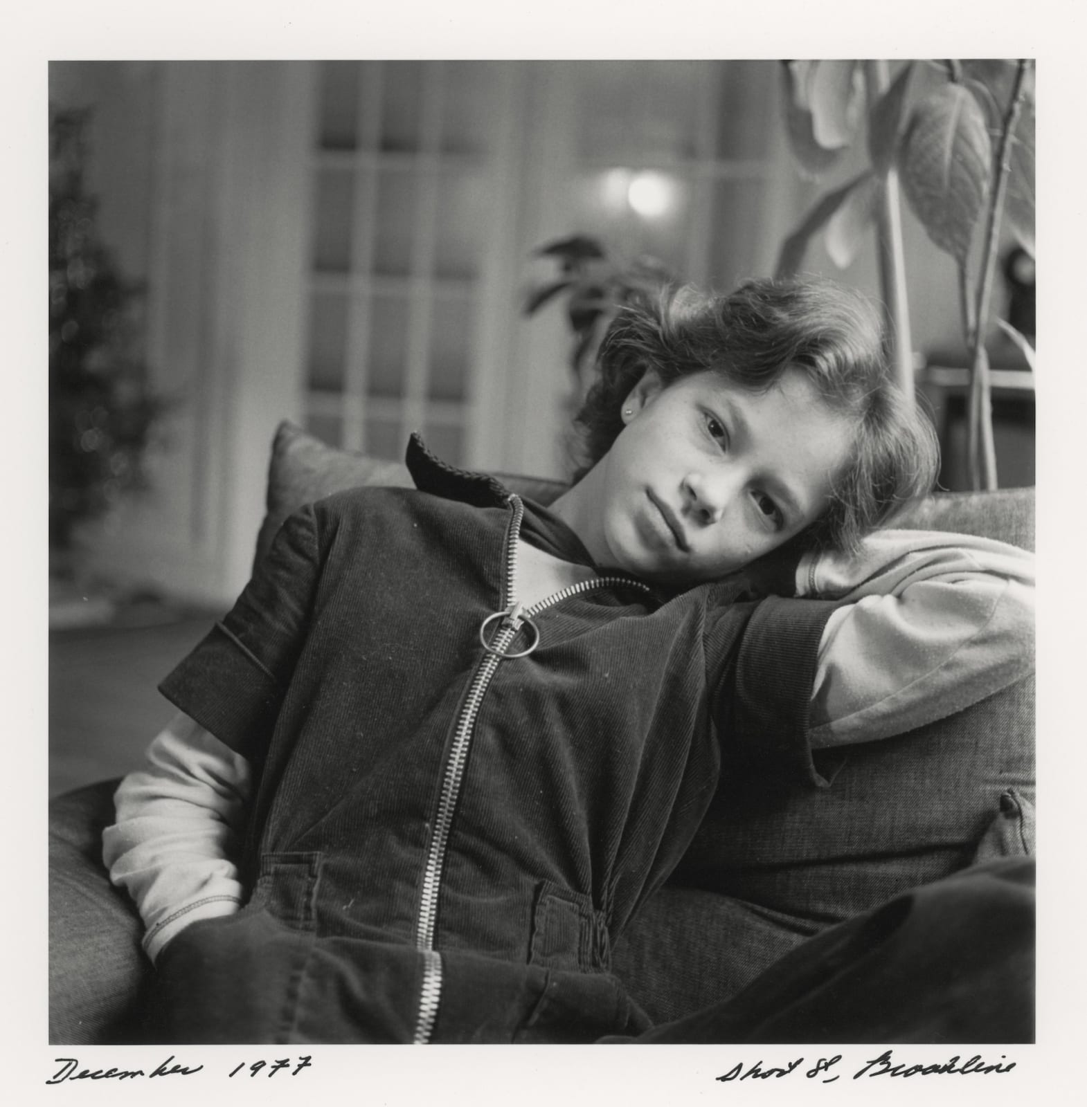 Melissa Shook, December 1977, Short Street, Brookline, 1977