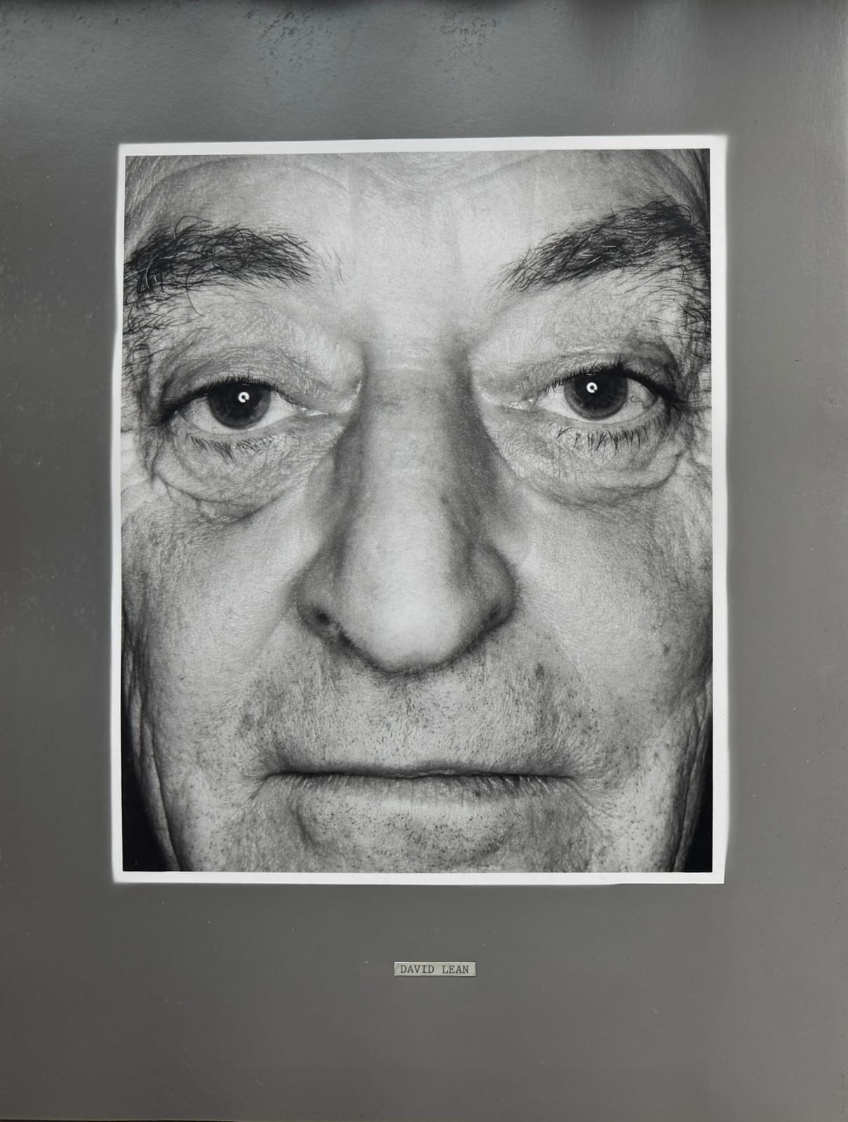 Ken Ohara, David Lean at the NY Film Festival, 1970