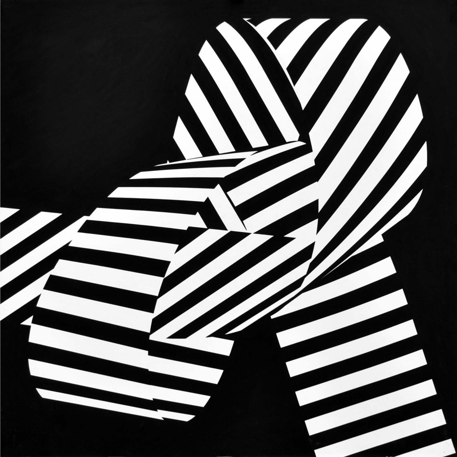 Franco Grignani, Dissociazione dal bordo, 1969