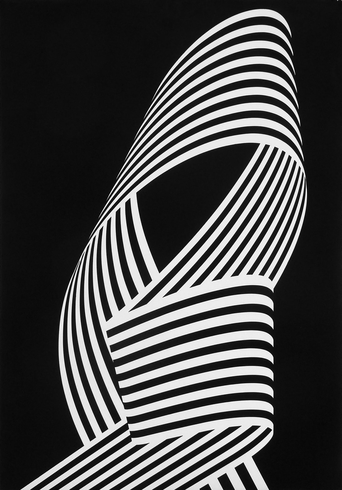 Franco Grignani, Dissociazione dal bordo, 1969