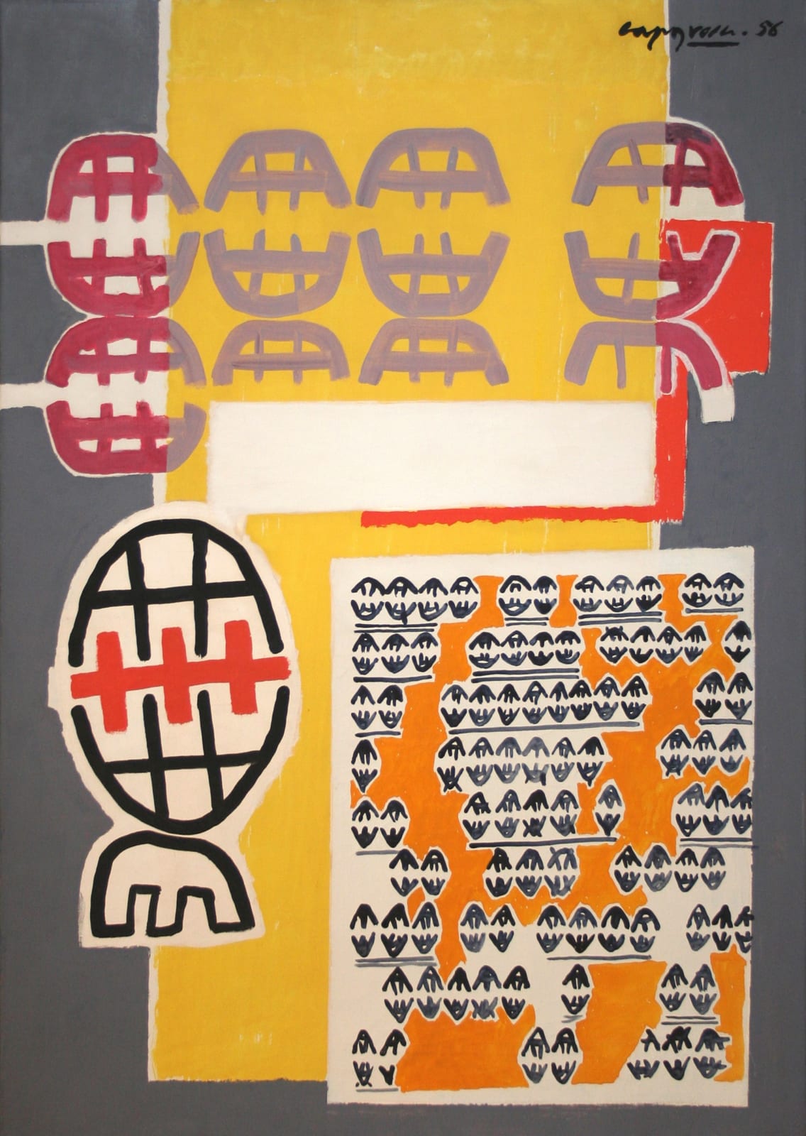 Giuseppe Capogrossi, Superfiecie 152, 1956