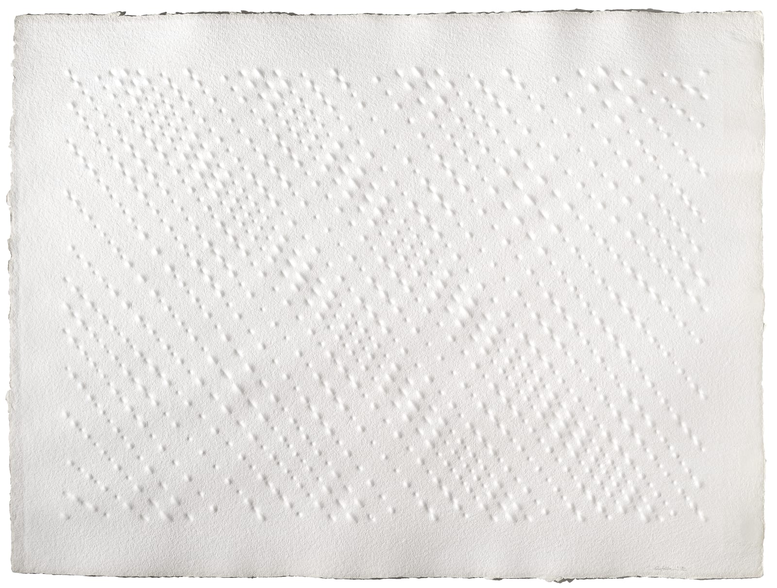 Enrico Castellani, Untitled, 1992