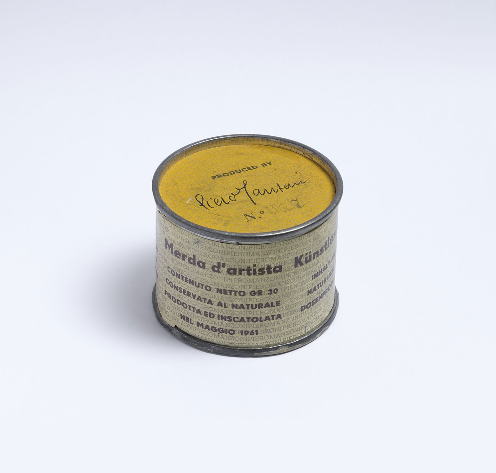 Piero Manzoni, Merda d'artista, 1961