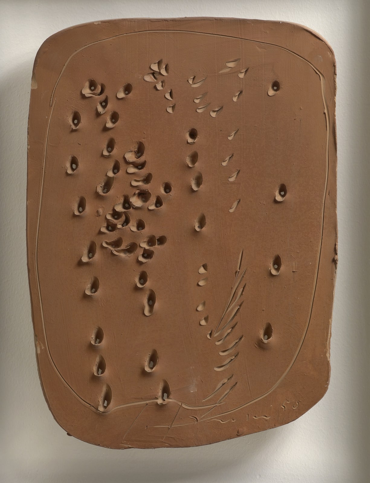 Lucio Fontana, Concetto spaziale, 1950