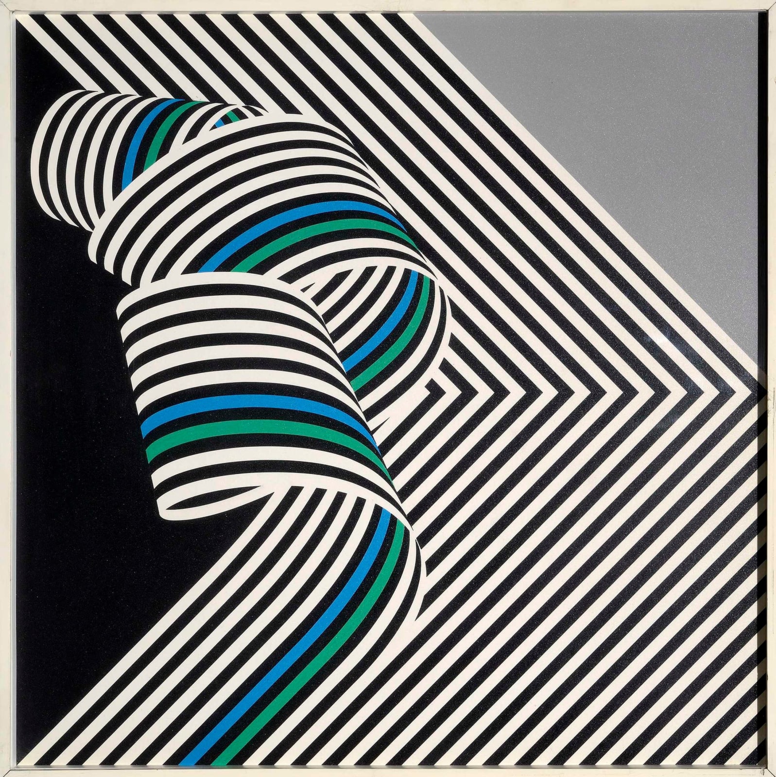 Franco Grignani, Dissociazione al bordo (n. 145), 1967
