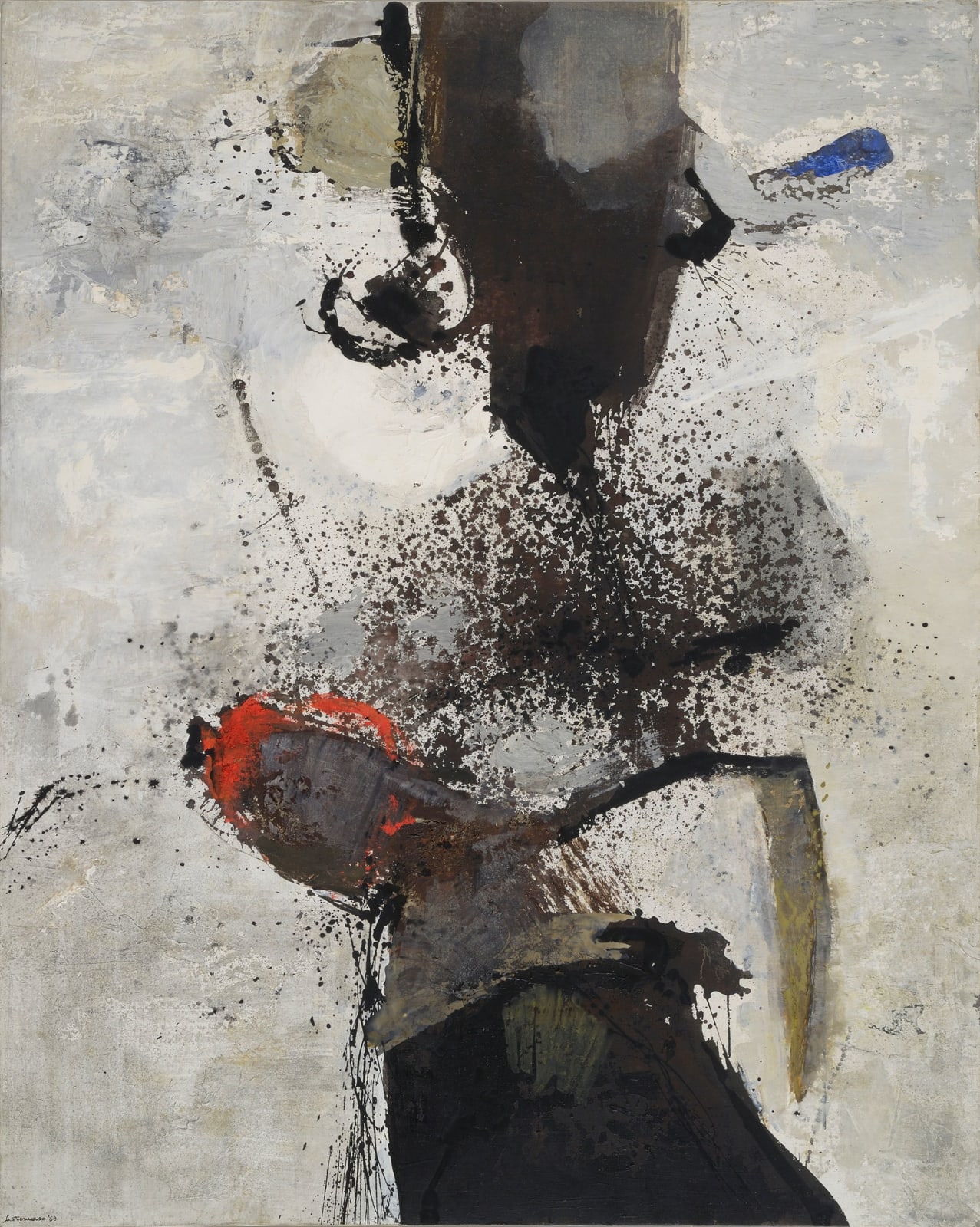 Giuseppe Santomaso, Minaccia, 1963