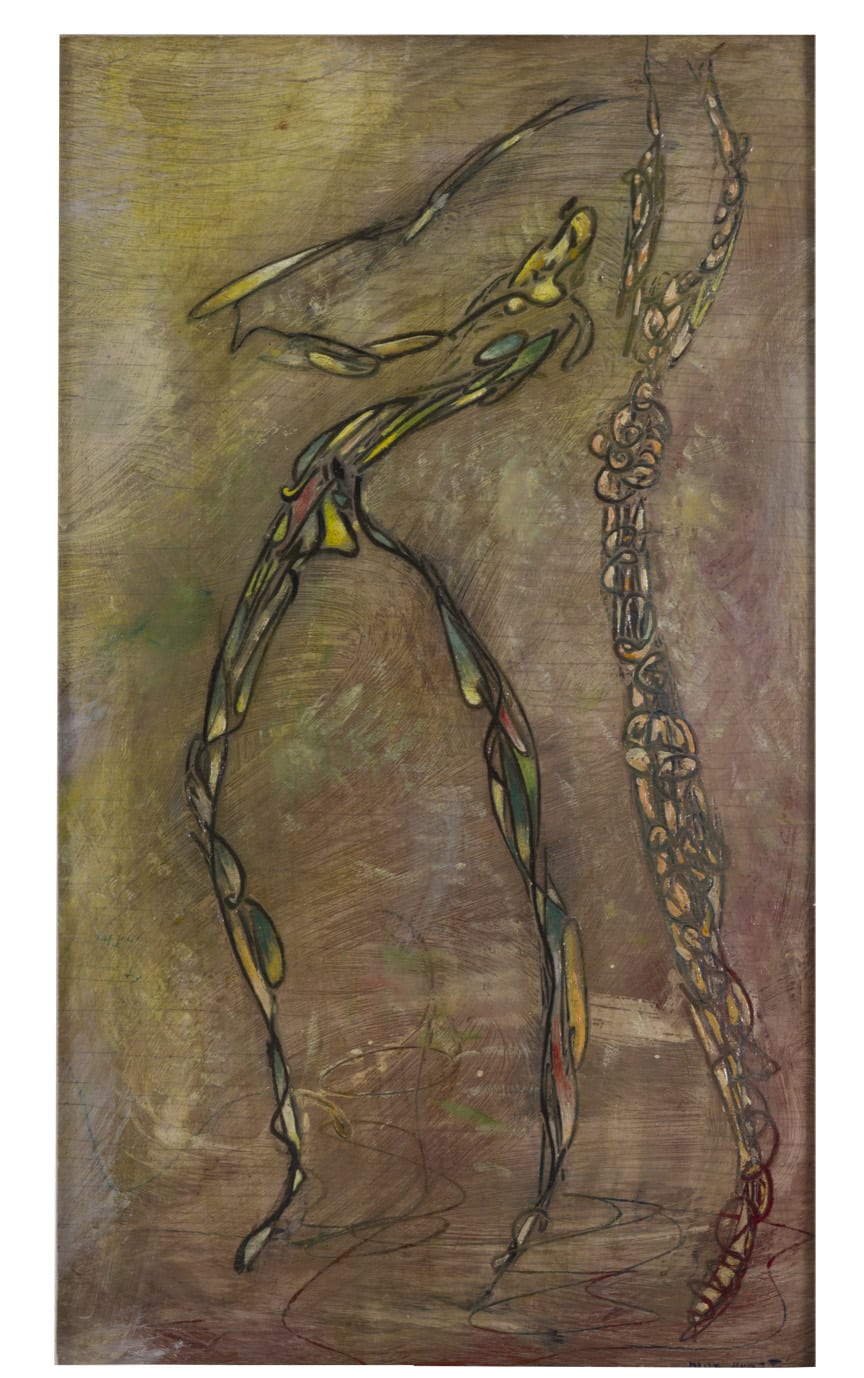 Max Ernst, Dancers under the starry sky, 1951
