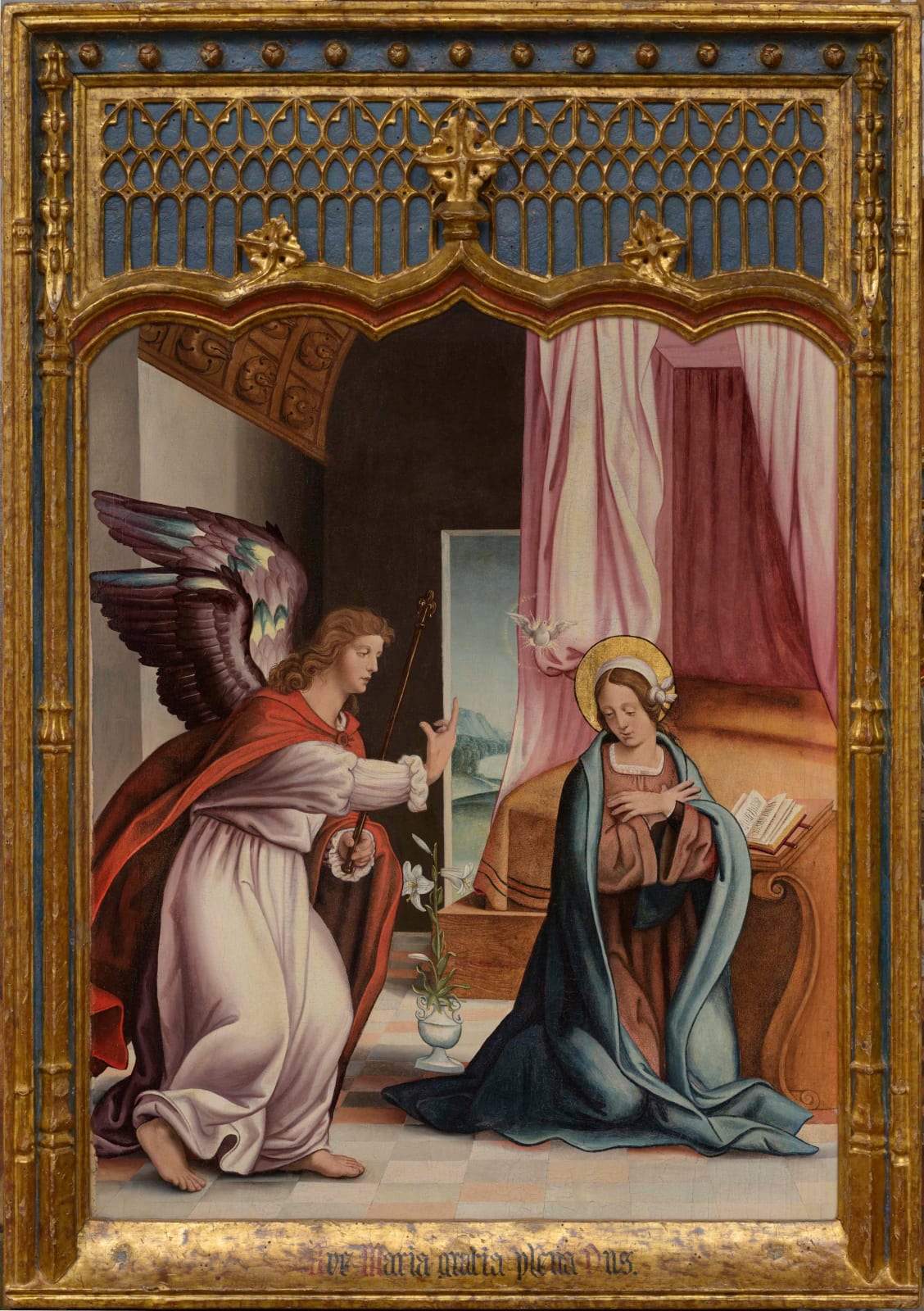Pedro Fernández (Pseudo-Bramantino), The Annunciation and The Presentation in the Temple, 1525-30