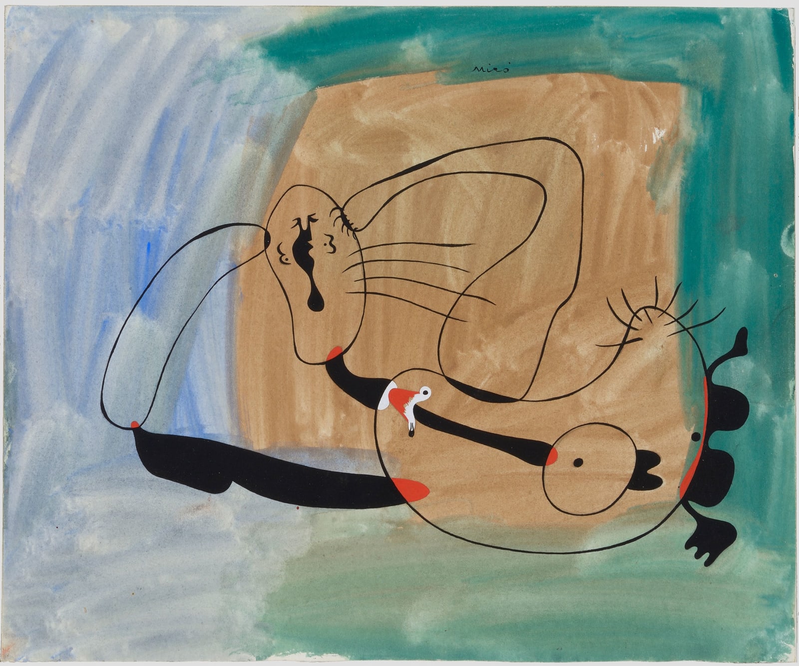 Joan Mirò, Dormeuse, 1935