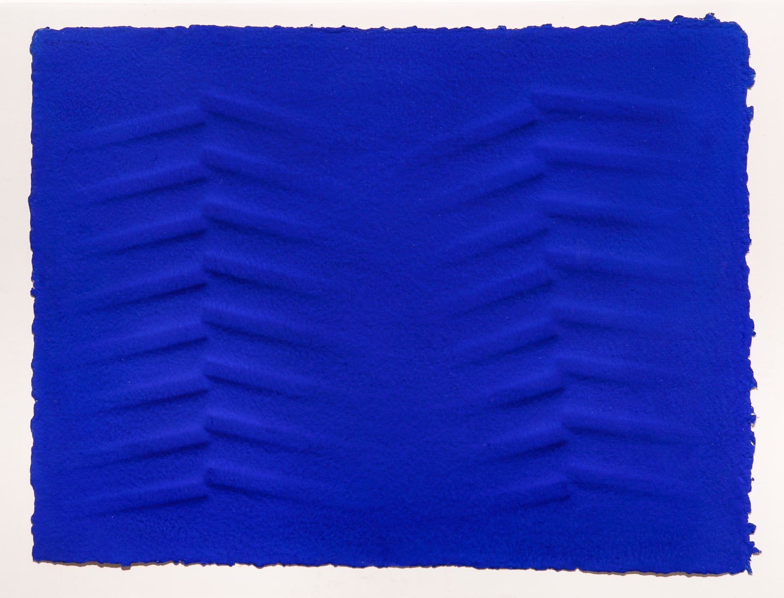 Agostino Bonalumi, Blu, 1996