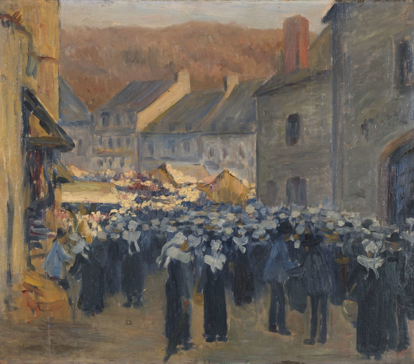 Emile Bernard, Le Marché à Pont-Aven