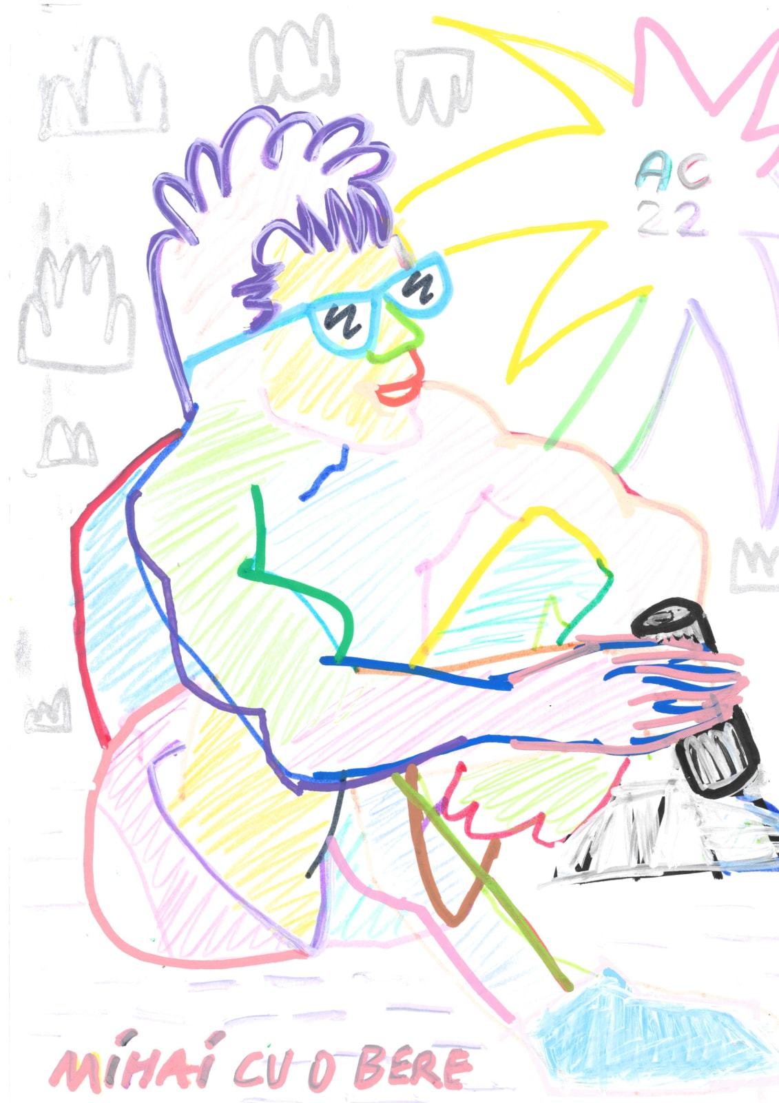 Andrei Costache, Drawing 59, 2022