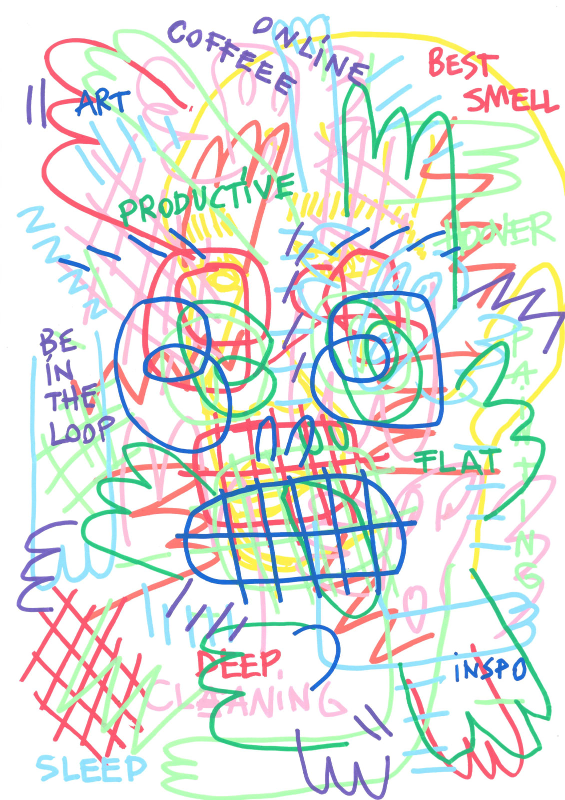 Andrei Costache, Drawing 78, 2020