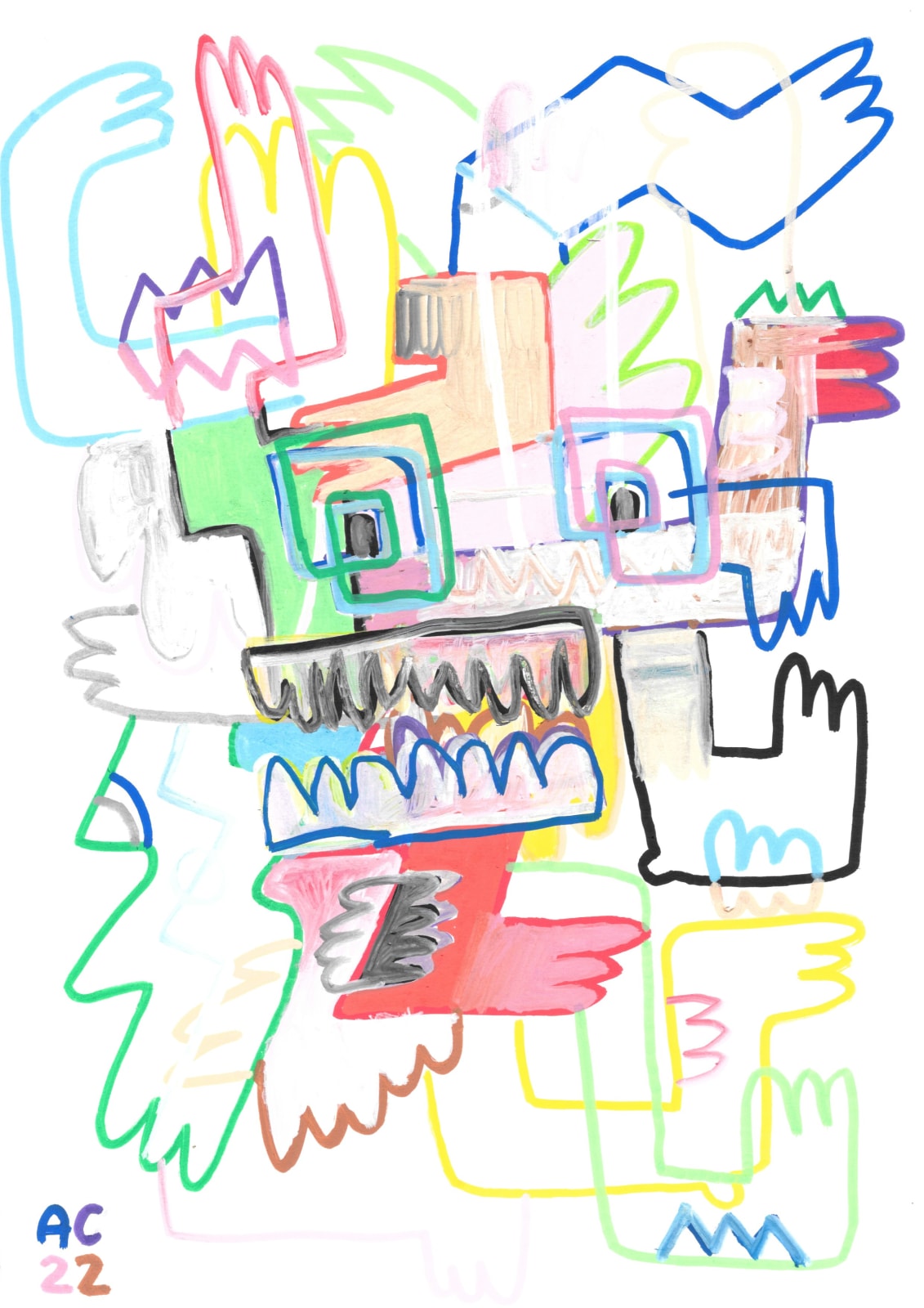 Andrei Costache, Drawing 21, 2022