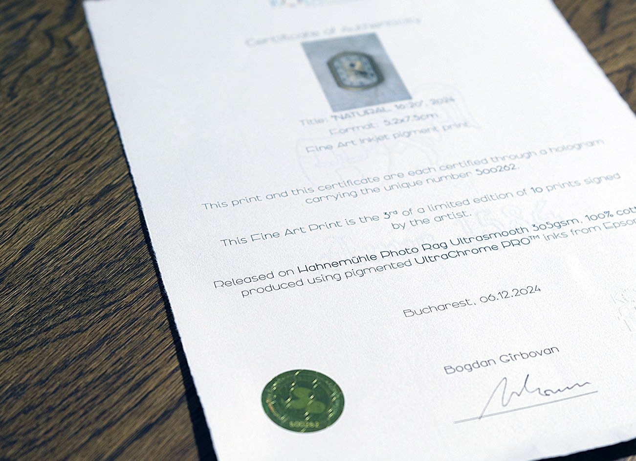 Bogdan Gîrbovan, NATURAL 16:20, 2024