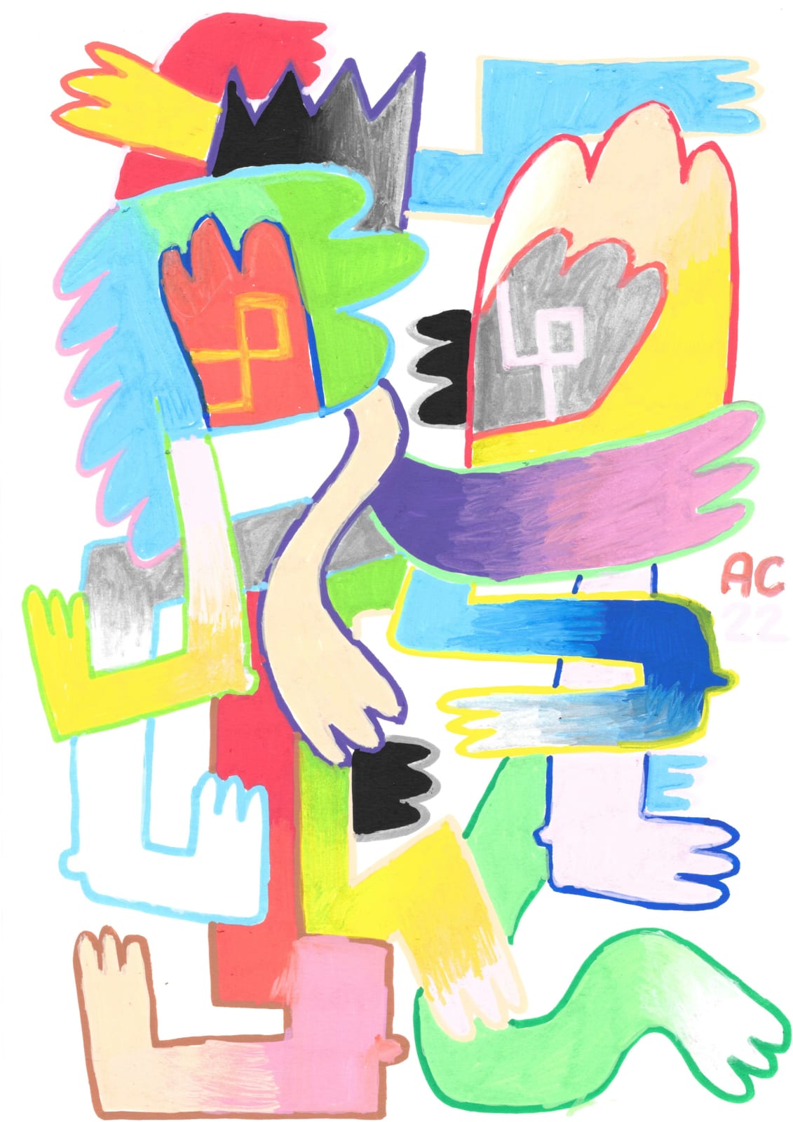 Andrei Costache, Drawing 32, 2022