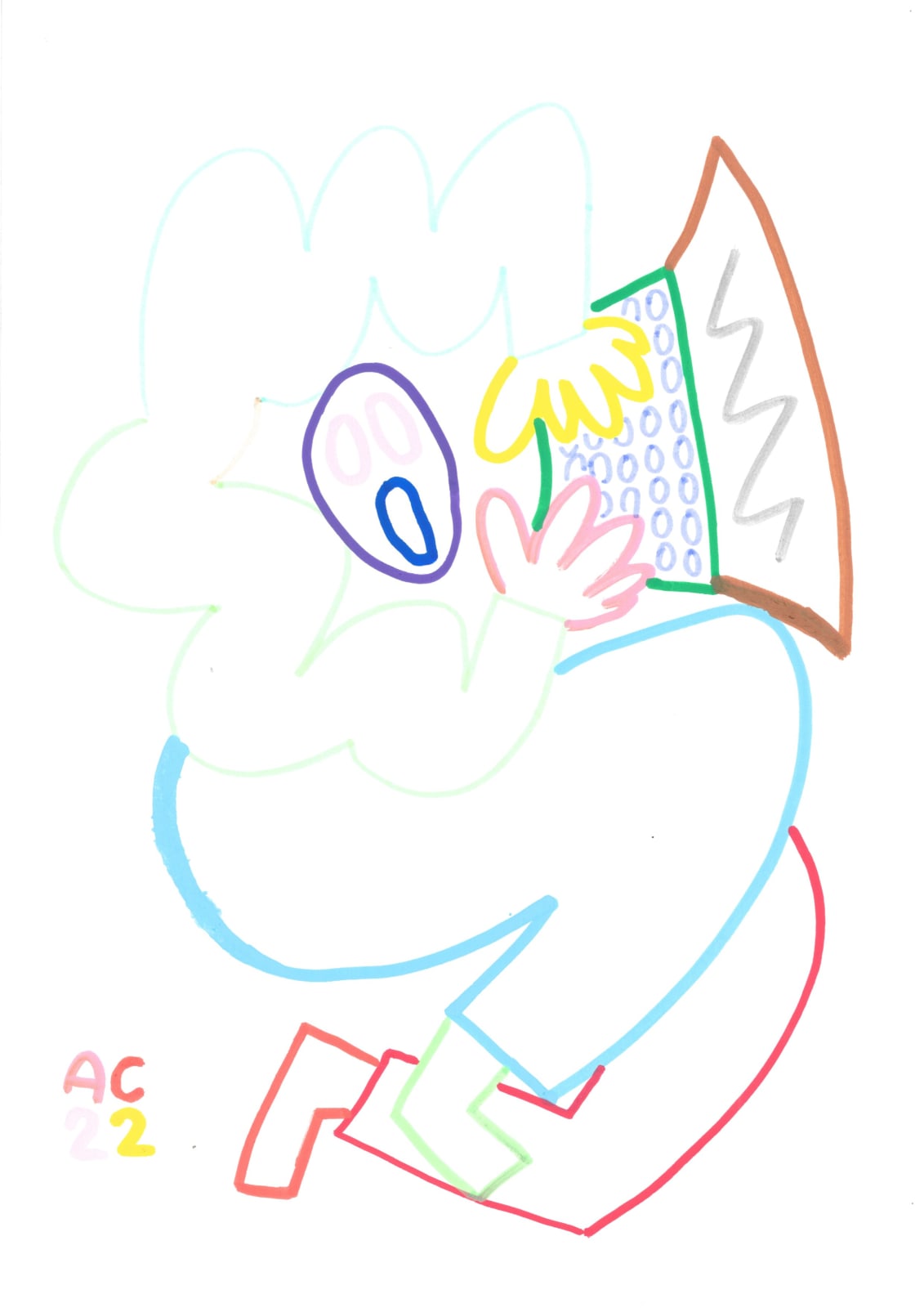 Andrei Costache, Drawing 55, 2022