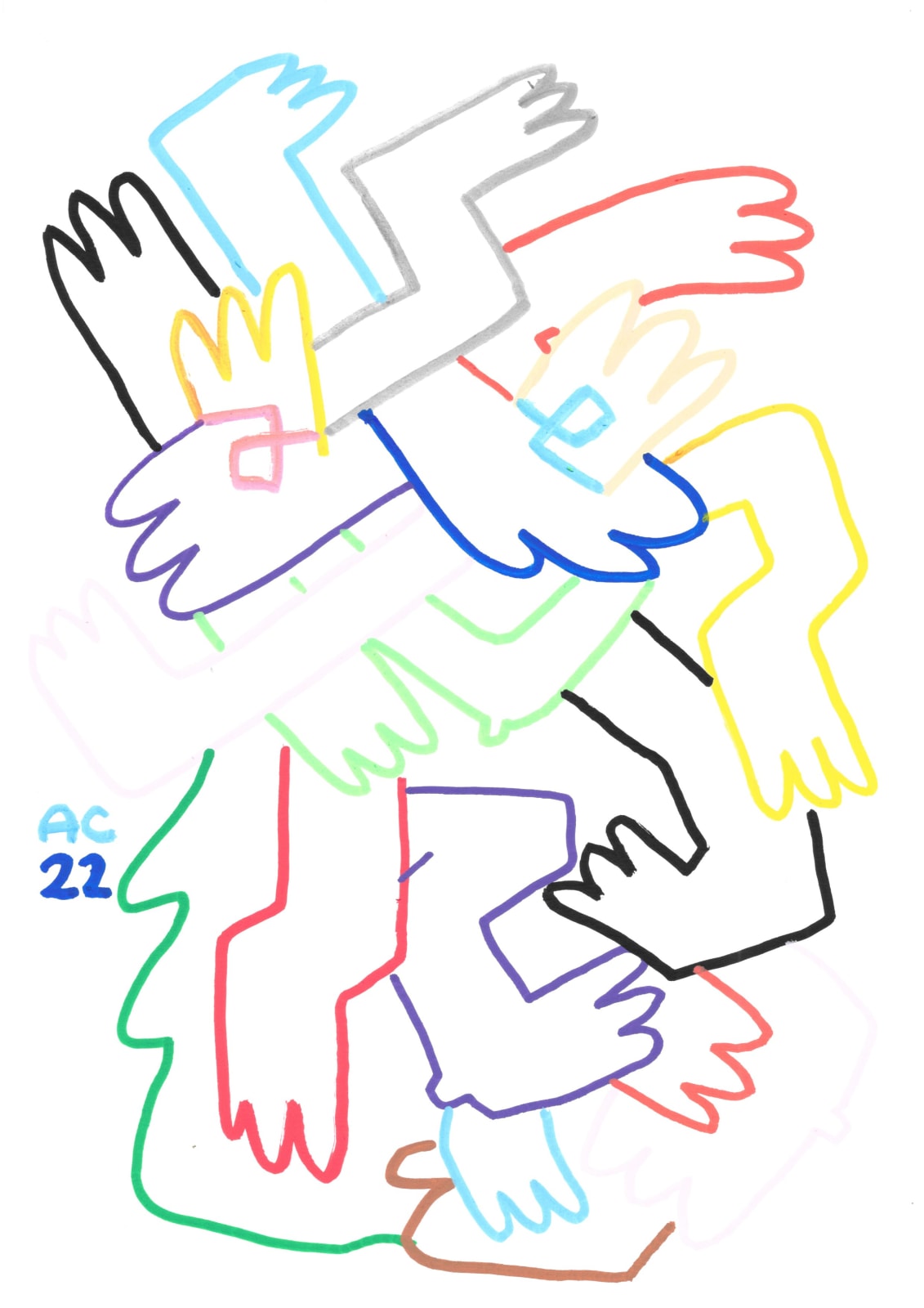 Andrei Costache, Drawing 34, 2022