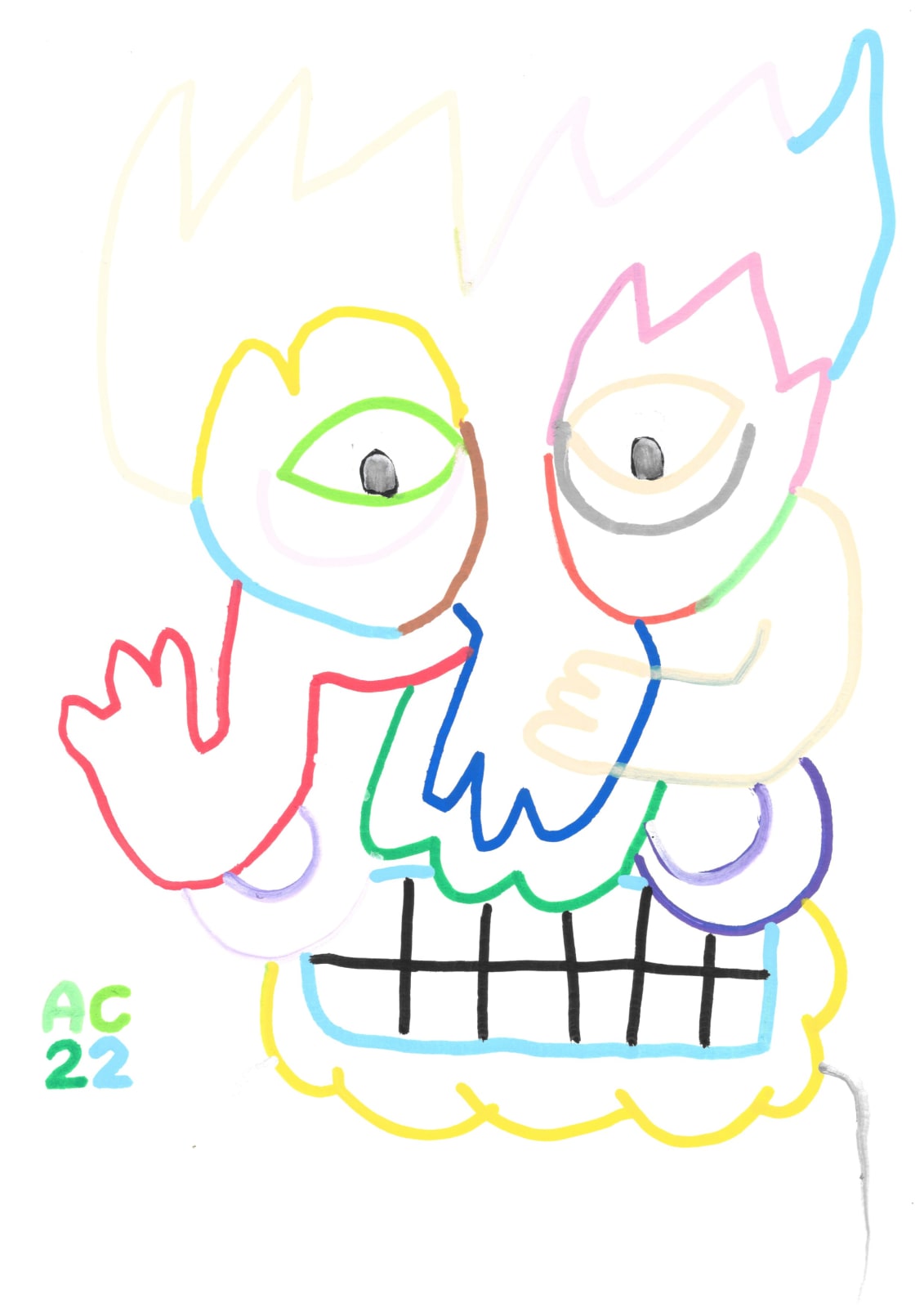 Andrei Costache, Drawing 13, 2022