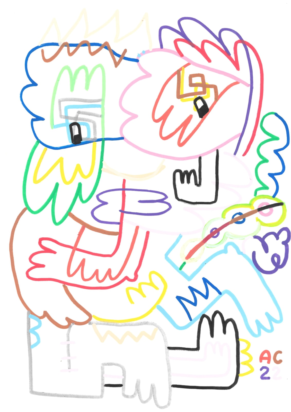 Andrei Costache, Drawing 26, 2022