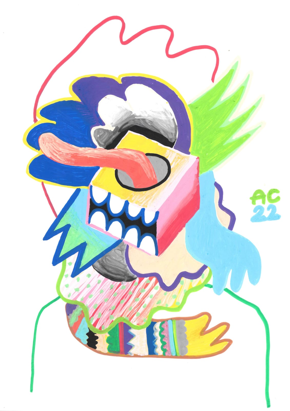 Andrei Costache, Drawing 9, 2022