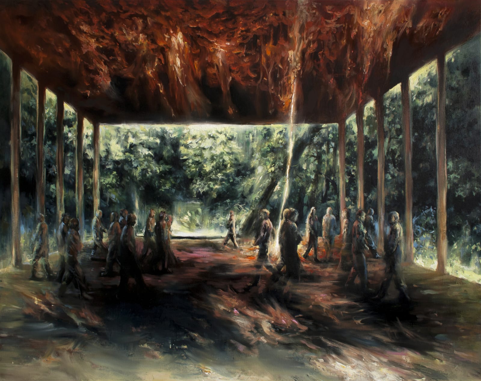 Andrei Gamarț, Passing Through the Flames, 2018