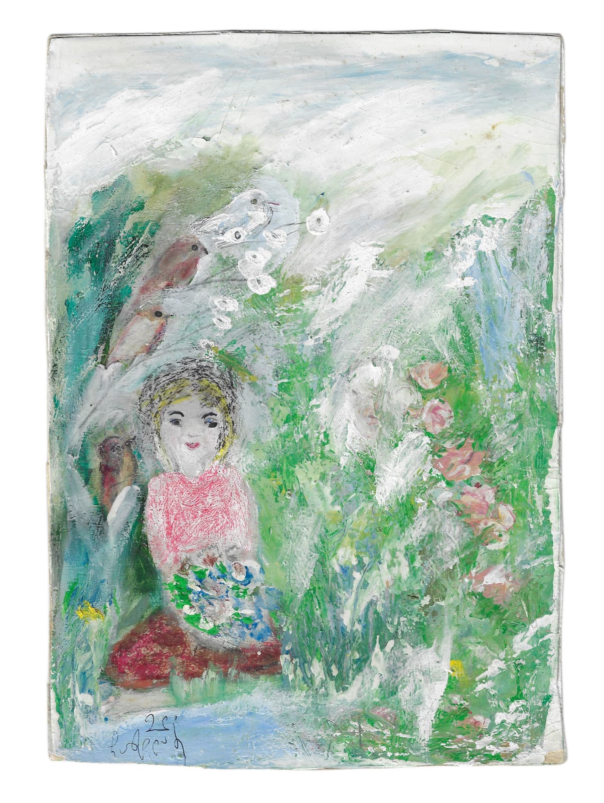 Elene Chantladze, Spring in the Meadow, my Childhood, 2016