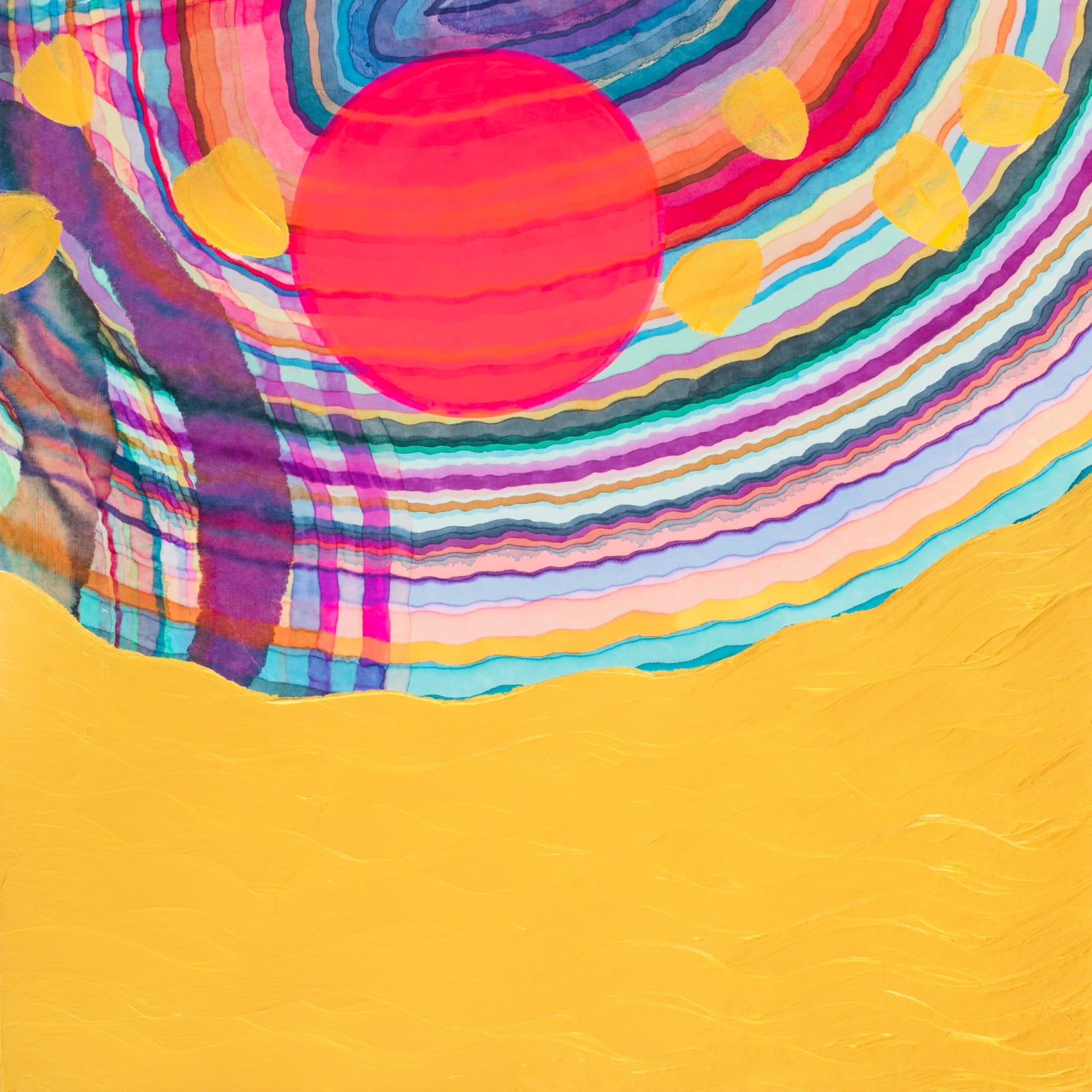 Dai Ying , M-theory 33, Sun-Kissed Waves, the Light of life!, 2022