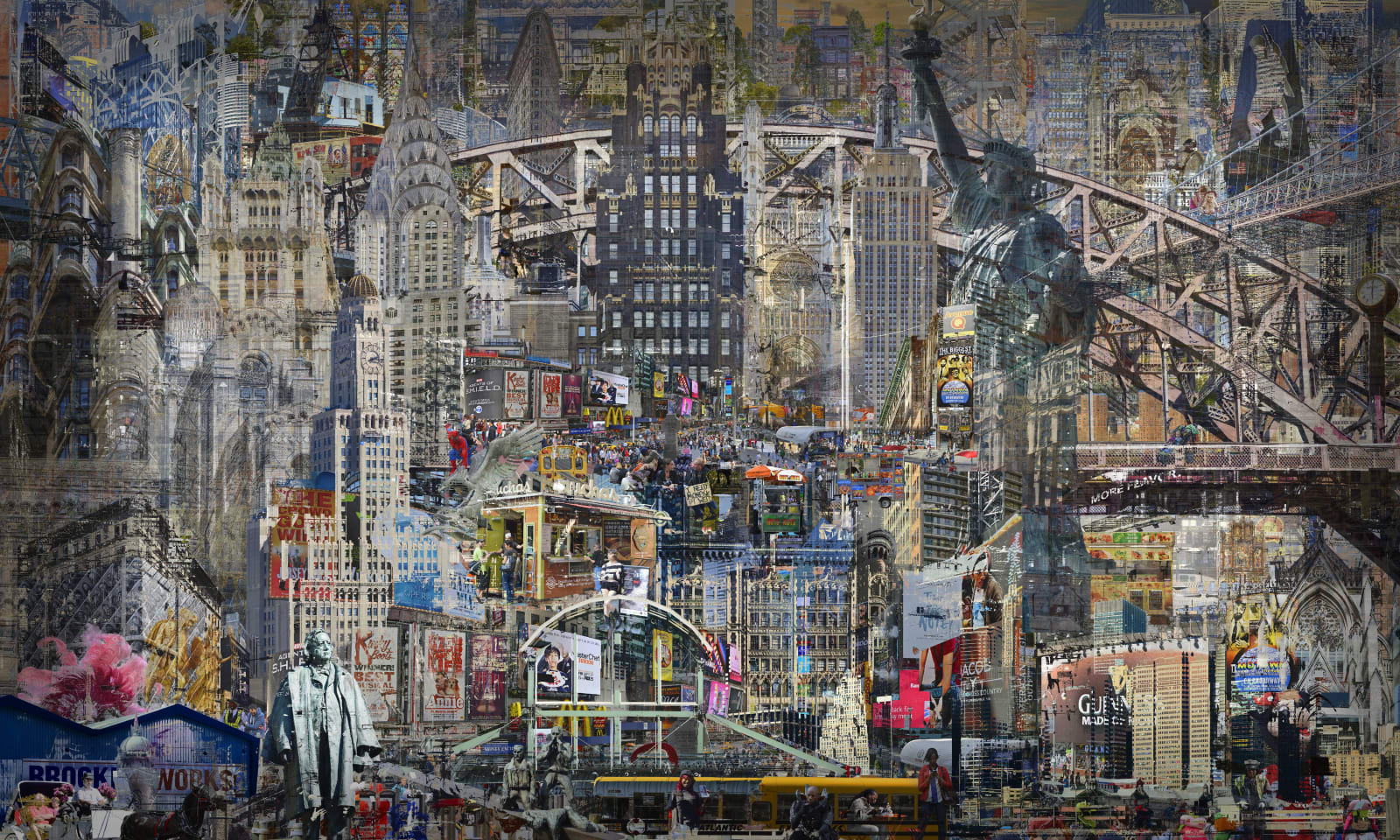 Jean-François Rauzier, Palimpseste NY, 2017