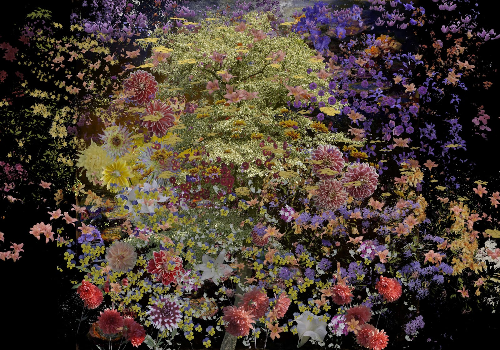 Jean-François Rauzier, Giverny Abstract 22, 2022