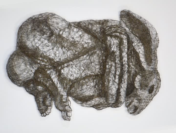Sophie Ryder, Curled up, 2011