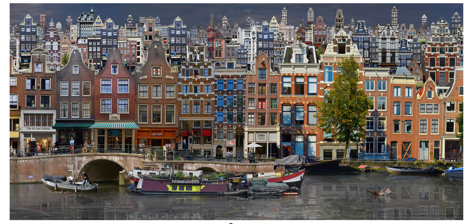 Jean-François Rauzier, Balades d' Amsterdam 3, 2021