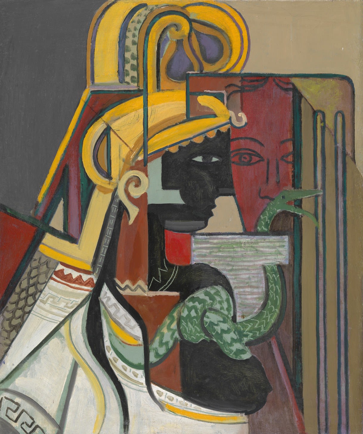 Georges Folmer, Profil et masque, Circa 1928