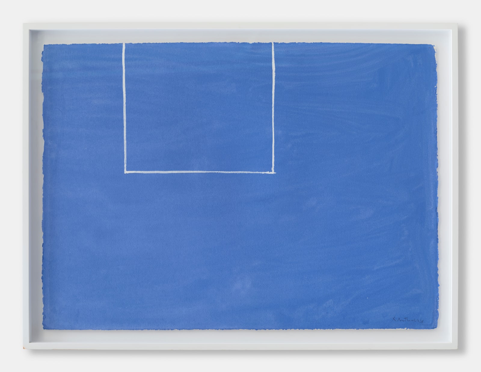 Robert Motherwell, Open Study No. 19: In Blue with White Line, 1968