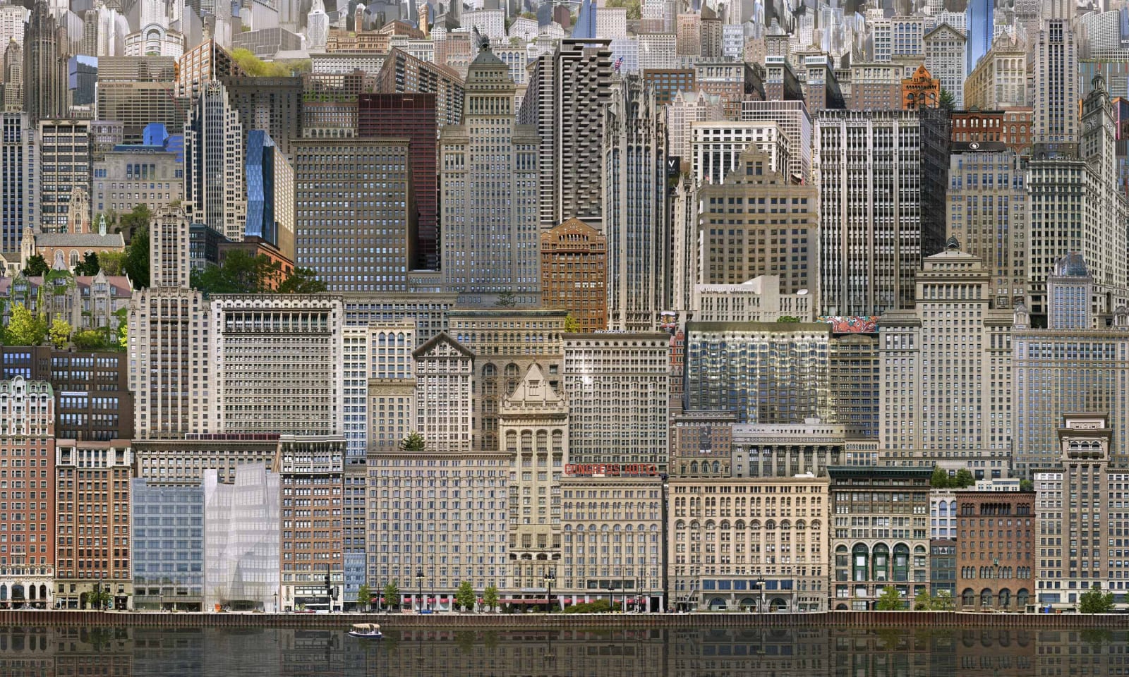 Jean-François Rauzier, Chicago Veduta - Chicago Magnificent, 2014