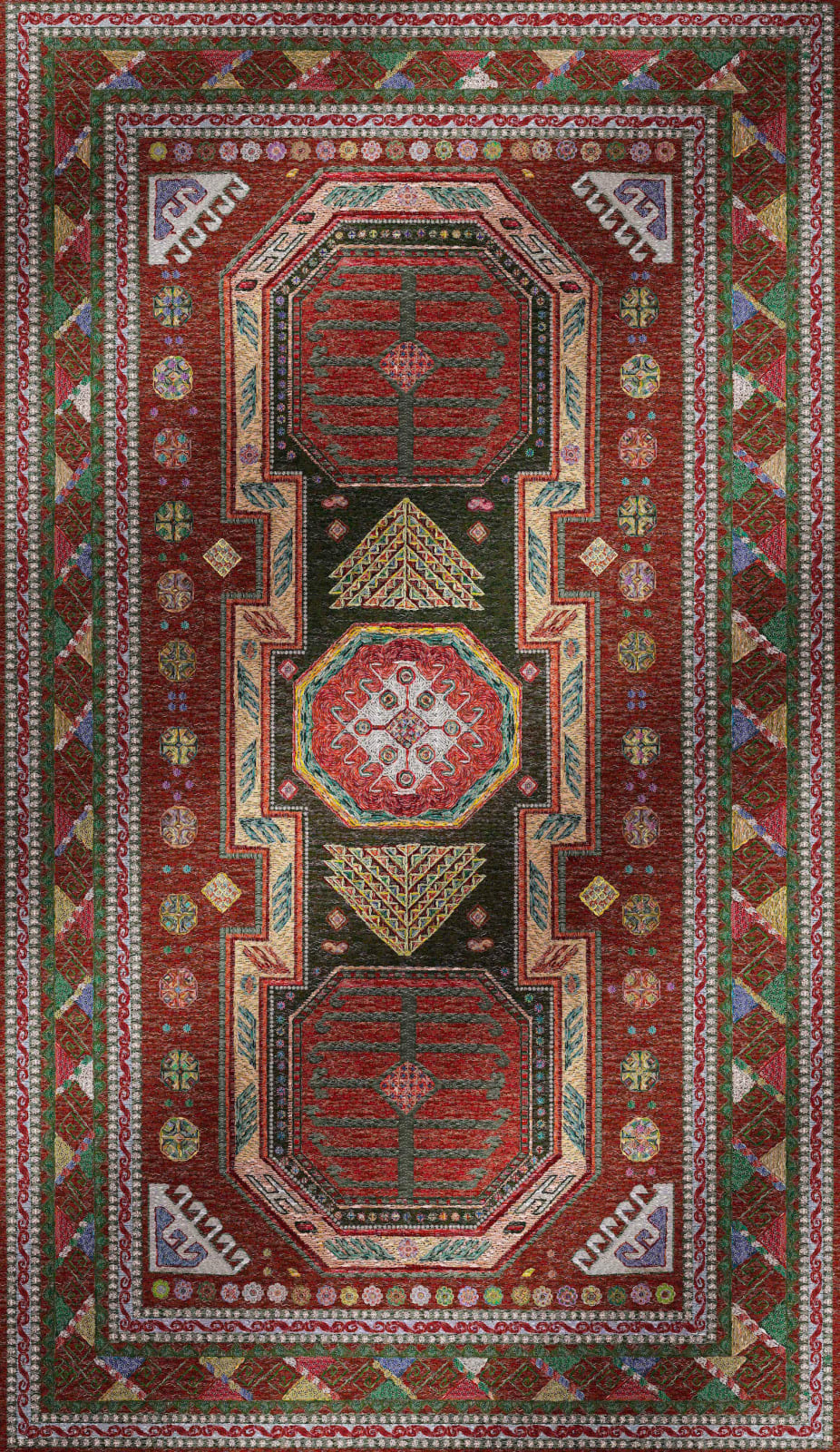 Jean-François Rauzier, Tapis Lada, 2016