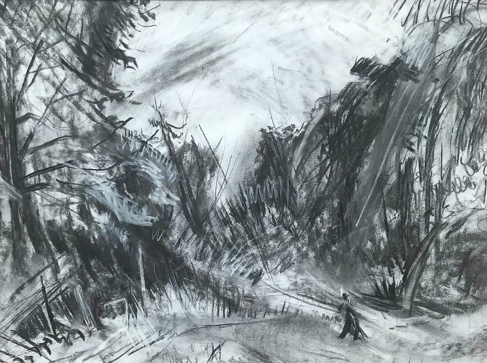 Garth Scott, Trees at Abbey Farm, circa 1990