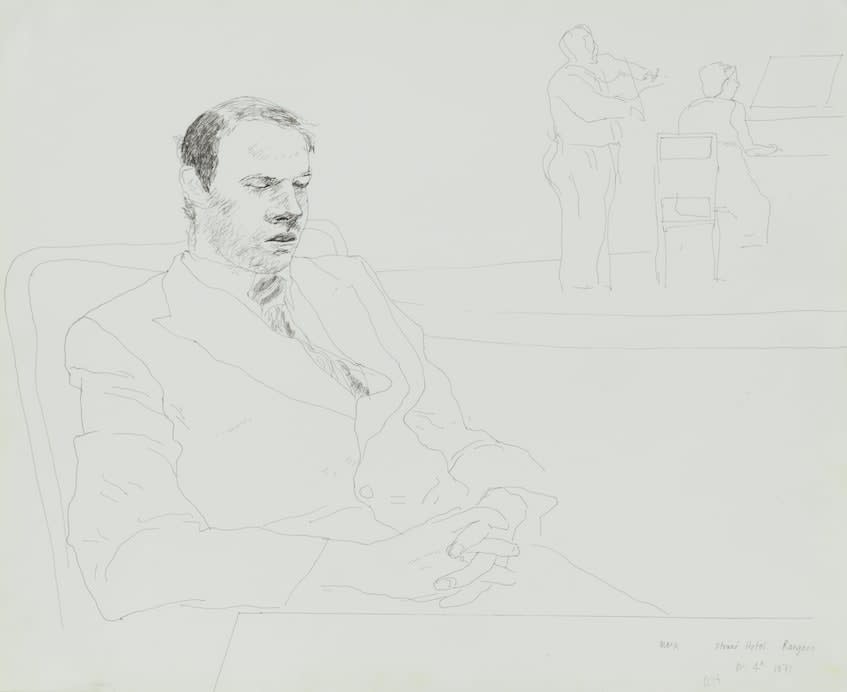 David Hockney, Mark, Strand Hotel, Rangoon, 1971